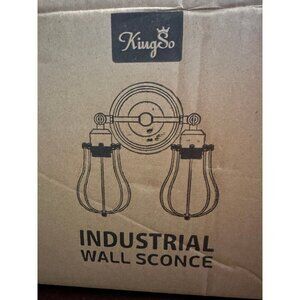 Wall Sconce - 60w - black metal‎ - adjustable - NEW